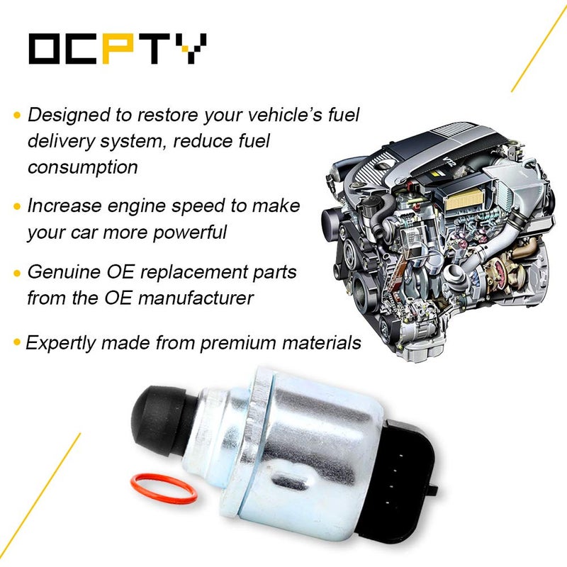 OCPTY Idle Air Control Valve 2H1067 17113209 2173160 8171132090 AC142 for 1999-2000 for Cadillac Escalade | 1996-2007 for Chevrolet | 1996-2007 for GMC | 1996-2001 for Oldsmobile Bravada IAC Valve - Image 5